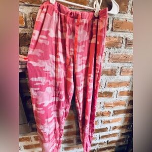 Pink Camo Thermal Joggers